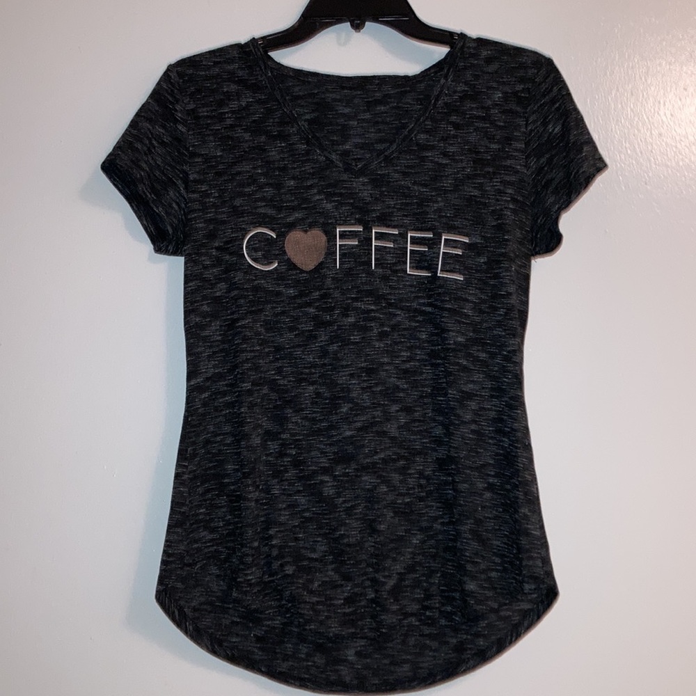 Women’s Apt 9 Coffee Graphic Tee Medium - Picture 4 of 5